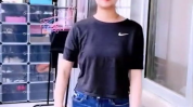 好看的短袖小姐姐图片,短袖小姐姐的时尚演绎